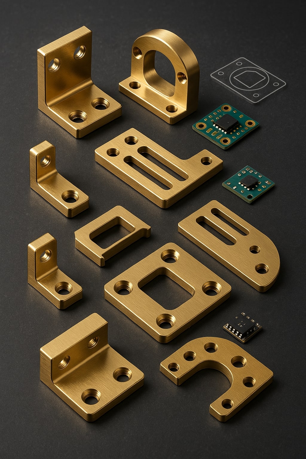 Precision Brass Mounting Brackets